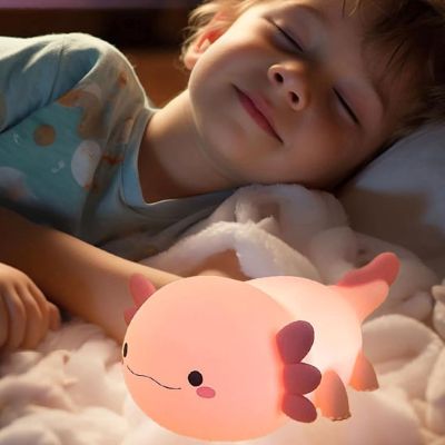 BEBE VEILLEUSE - AXOLOTL Rose - Mon Bébé Dodo