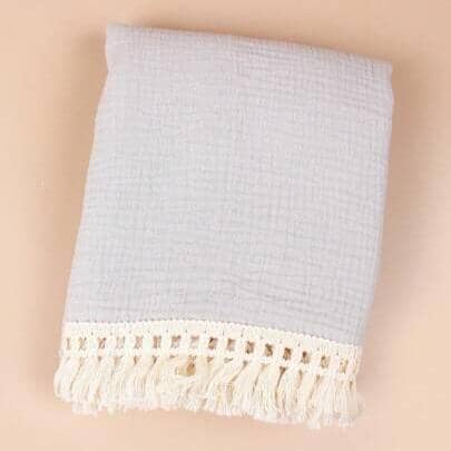 Couverture Bebe - BabyBlanket™ - Gris - Mon Bébé Dodo