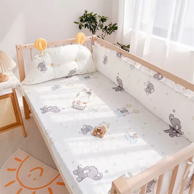 Linge de lit bebe - DouxSommeil™ - Éléphants - Mon Bébé Dodo