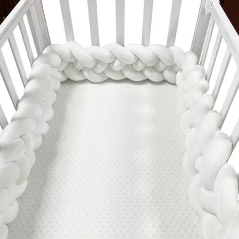 Tour de Lit Bebe - CozyKnot™ - Blanc - Mon Bébé Dodo
