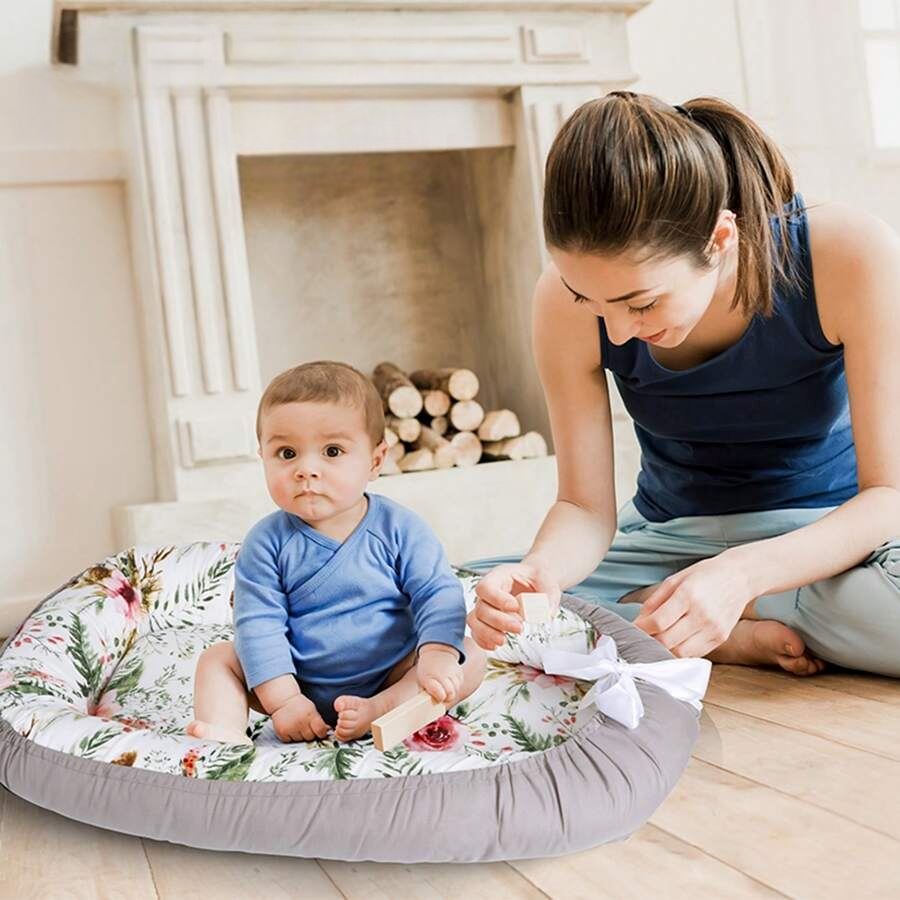 Berceau Bébé - NidPortableBébé™ - Fleurs - Mon Bébé Dodo