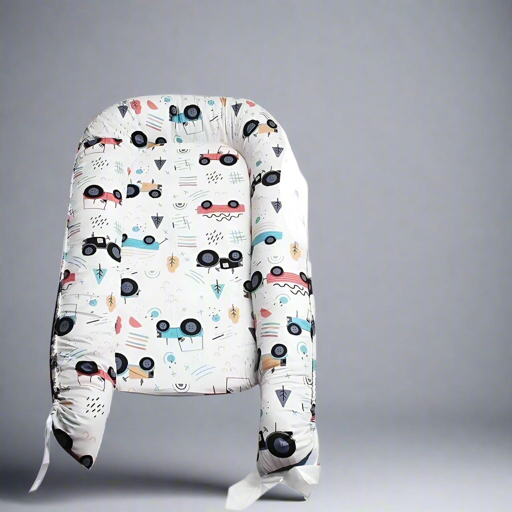 Berceau Bébé - NidPortableBébé™ - Voiture Bleue - Mon Bébé Dodo