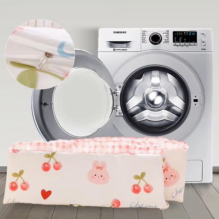 Linge de lit bebe - DouxSommeil™ - Cerises & Lapins - Mon Bébé Dodo