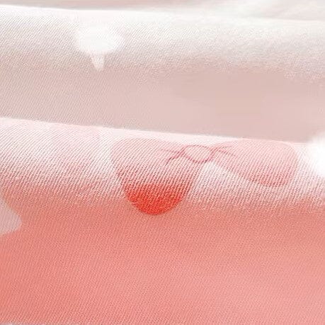 Linge de lit bebe - DouxSommeil™ - Cerises & Lapins - Mon Bébé Dodo