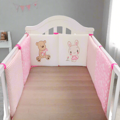 Tour de Lit Bébé - Rose - Mon Bébé Dodo